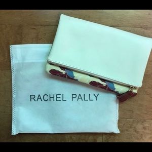Rachel Pally White Leather Clutch